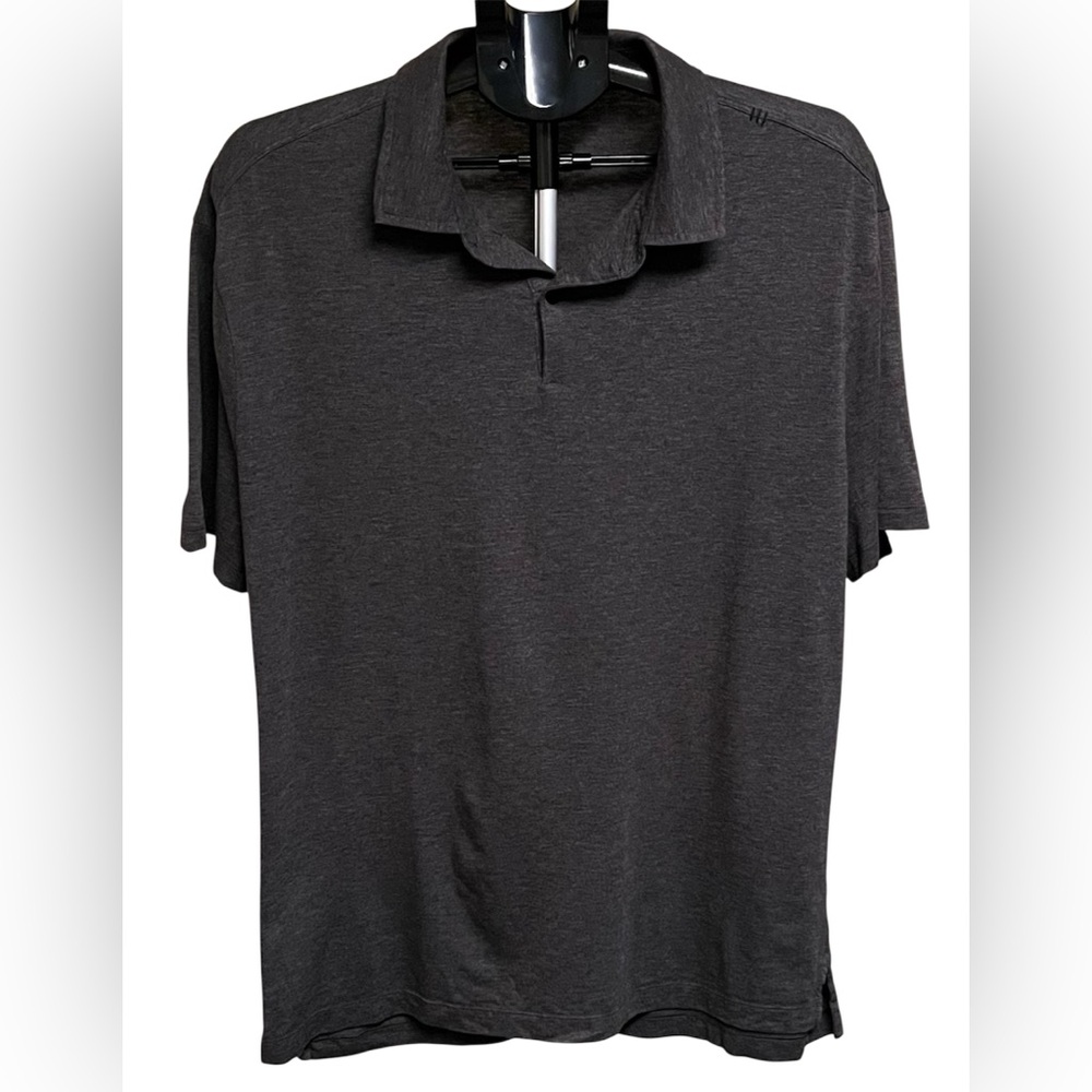 lululemon athletica Men's Dark Charcoal Heather Polo